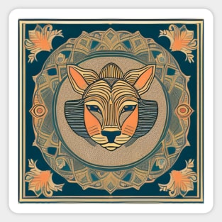 Art Nouveau mythical animal Sticker